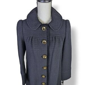 Juicy Couture Charcoal Blazer with Gold Buttons